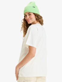 Roxy Womens Hangloose Poster T-Shirt - Egret - ManGo Surfing