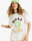 Roxy Womens Hangloose Poster T-Shirt - Egret - ManGo Surfing