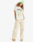 Roxy Womens Hangloose Poster T-Shirt - Egret - ManGo Surfing