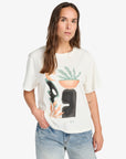 RVCA Womens Collage T-Shirt - Antique White