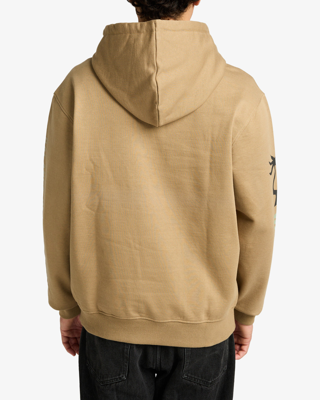 RVCA Mens Deep Think Hoodie - Coyote - ManGo Surfing