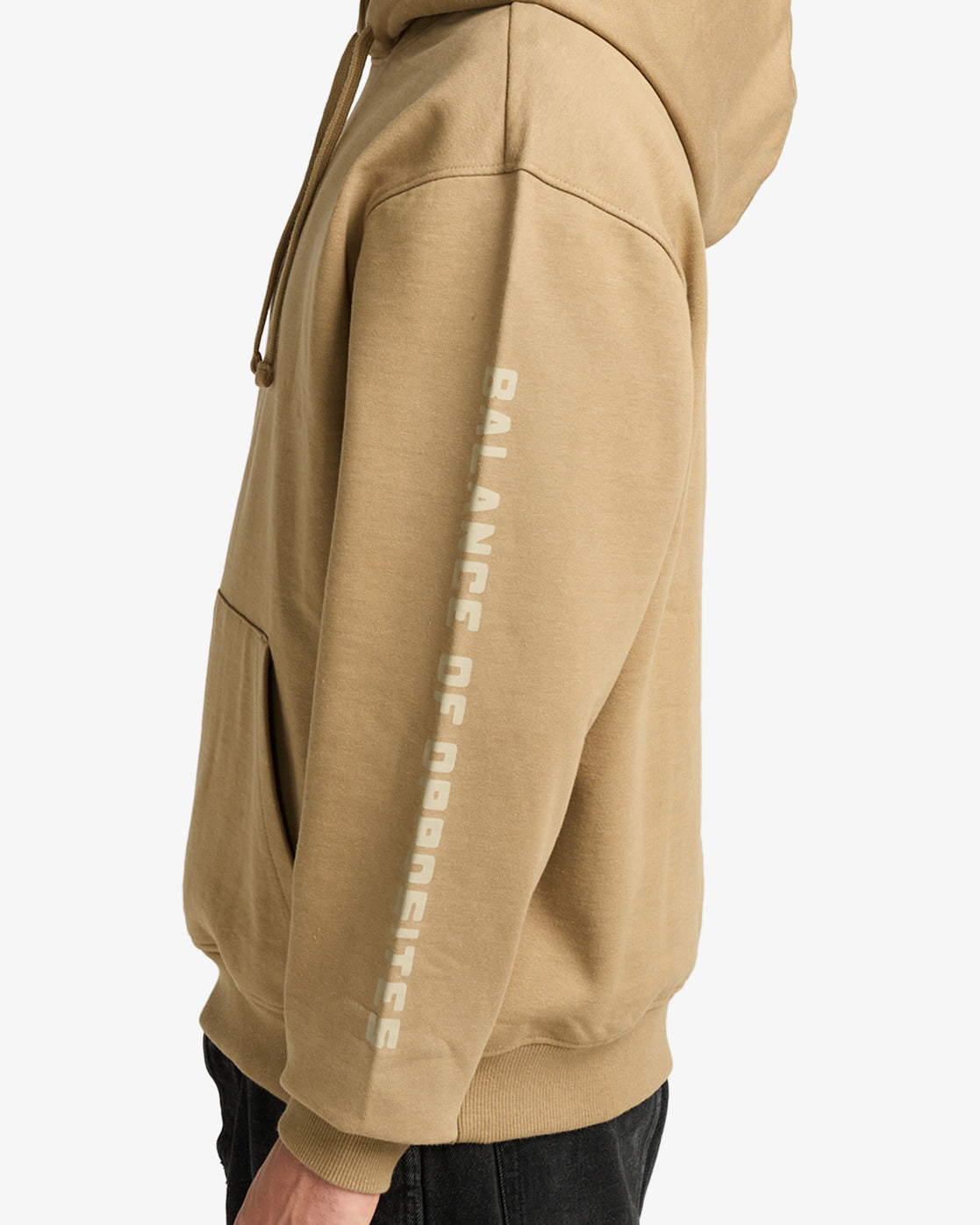RVCA Mens Deep Think Hoodie - Coyote - ManGo Surfing