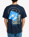 RVCA Mens Prmtvo Light Dose T-Shirt - Navy