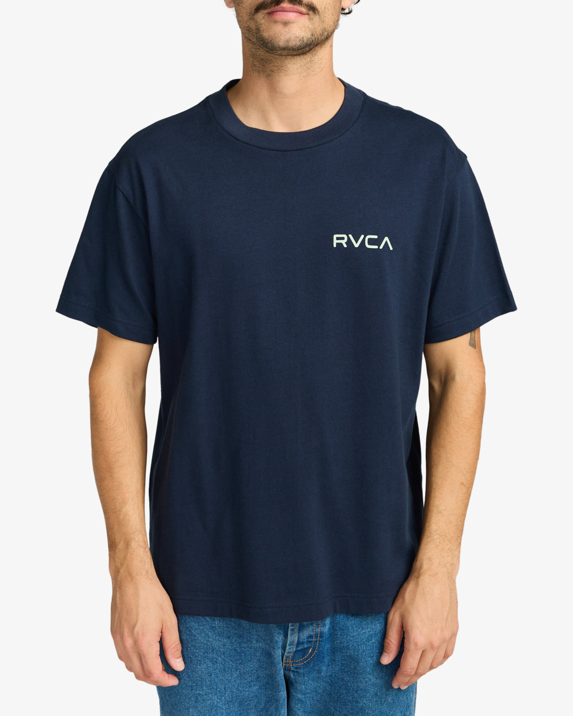 RVCA Mens Prmtvo Light Dose T-Shirt - Navy