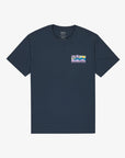 RVCA Mens Palm Trail T-Shirt - Moody Blue