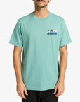 RVCA Mens Palm Trail T-Shirt - Bottle Green