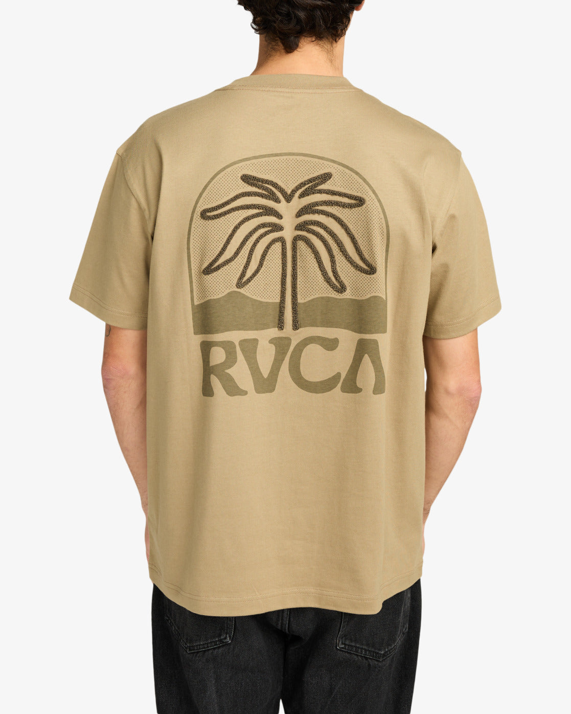 RVCA Mens Palmcrest T-Shirt - Coyote