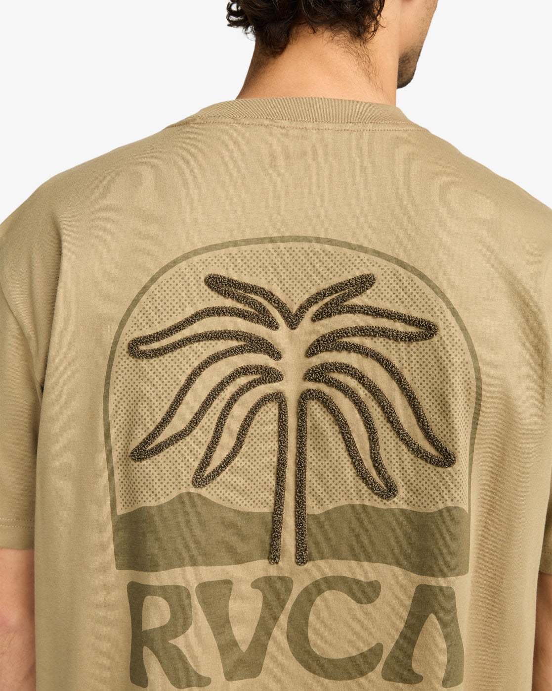 RVCA Mens Palmcrest T-Shirt - Coyote
