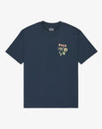 RVCA Mens Deep Think T-Shirt - Moody Blue