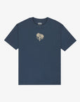 RVCA Mens Flower Balance T-Shirt - Moody Blue