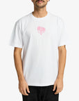 RVCA Mens Flower Balance T-Shirt - White