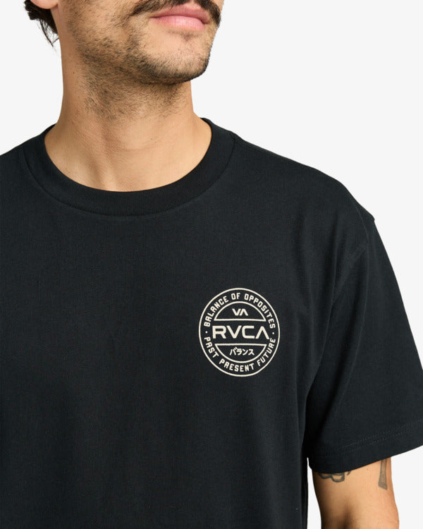 RVCA Mens Logo Pack T-Shirt - Black