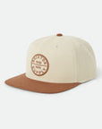 Brixton Oath III Snapback Cap - Khaki/Caramel