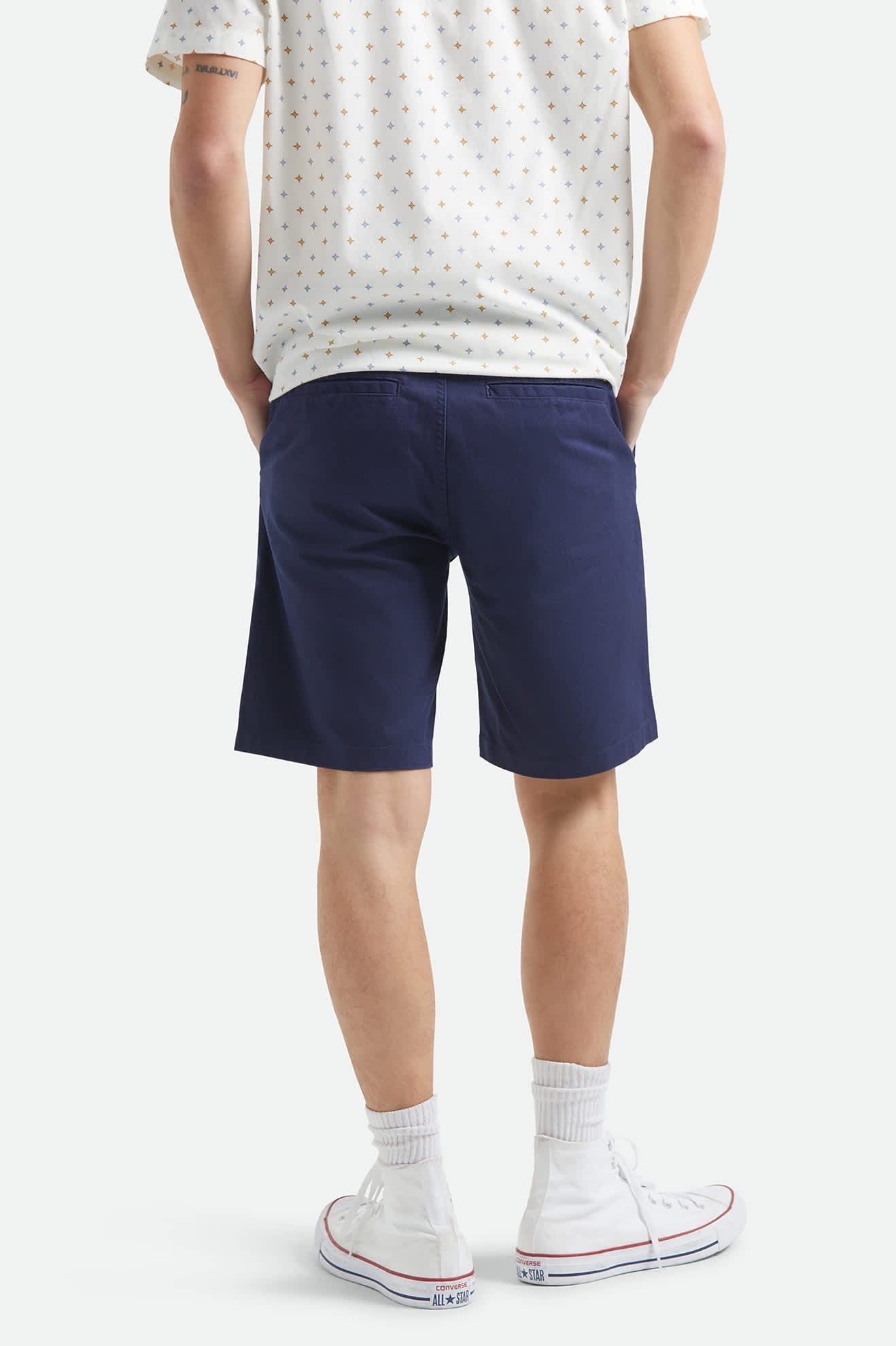 Brixton Santo Chino Shorts - Midnight Blue