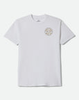 Brixton Crest II Standard T-Shirt - White/Sage/Copper