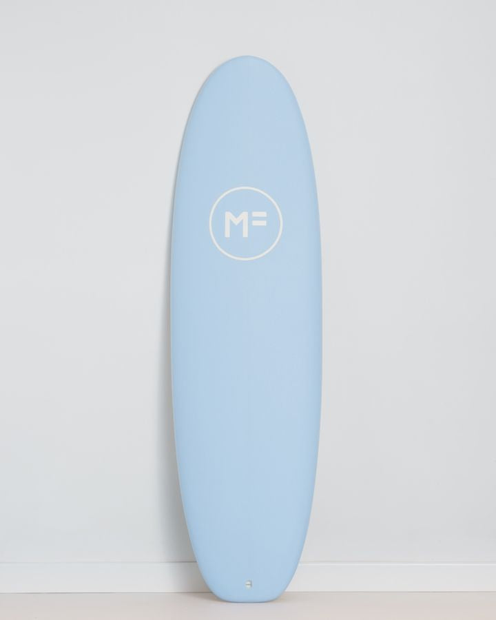 7&#39;6 Beastie Epoxy Lam - Futures 3F Surfboard - Sky Blue - ManGo Surfing