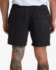 RVCA Mens Escape Elasticated Shorts - Black