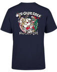 Old Guys Rule 'Never Over The (Xmas) Chill' T-Shirt - Navy