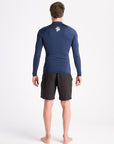 C-Skins Mens NuWave UV Basics Long Sleeve Vest - Bluestone - ManGo Surfing