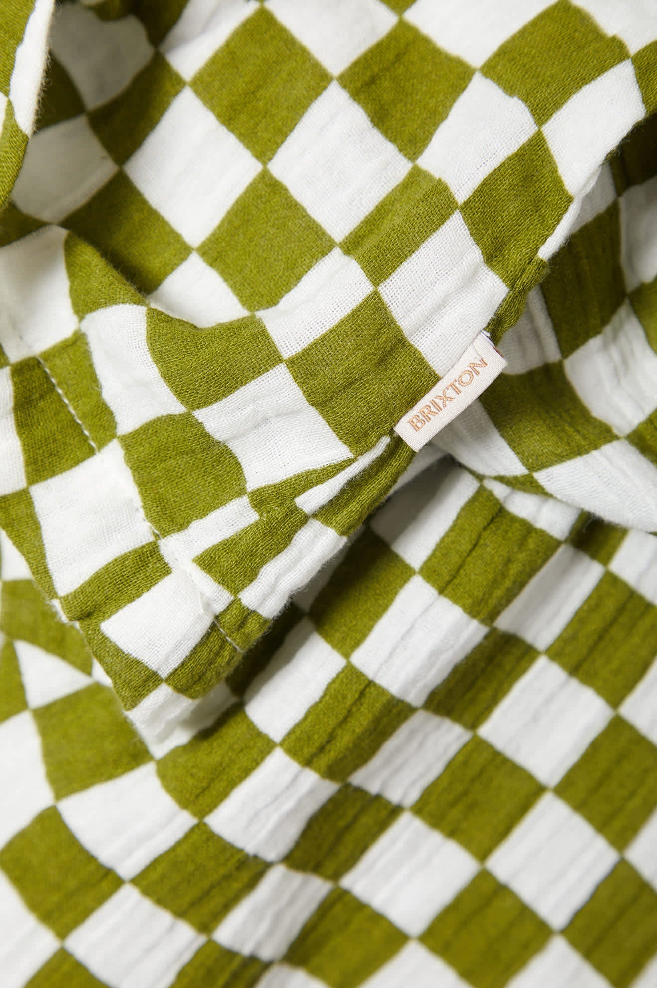 Brixton Womens The Tie Dress - Sublime Green Checkerboard