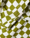 Brixton Womens The Tie Dress - Sublime Green Checkerboard