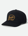 Brixton Gallatin Snapback Hat - Black