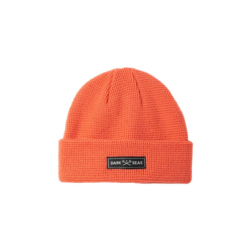 Dark Seas Dawn Patrol Beanie - One Size - Burnt Sienna