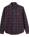 Dark Seas Mens Carlton Flannel Woven Shirt - Navy