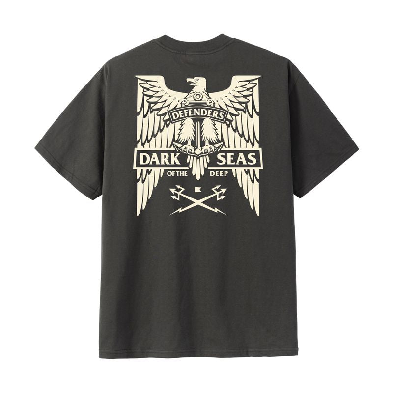 Dark Seas Homeland Heavyweight Short Sleeve T-Shirt - Vintage Black