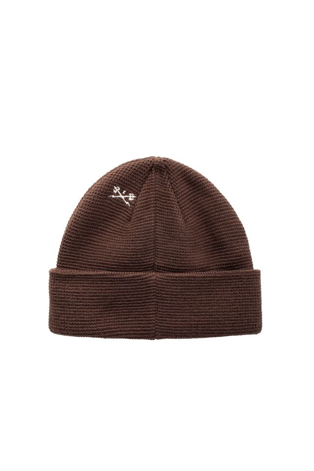 Dark Seas Dawn Patrol Beanie - One Size - Brown