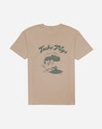 Lost Mens Tube Pig Vintage Dye T-Shirt - Sand - ManGo Surfing