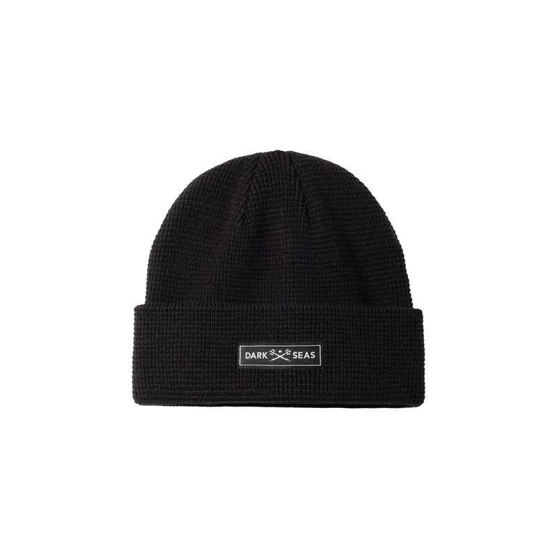 Dark Seas Dawn Patrol Beanie - One Size - Black