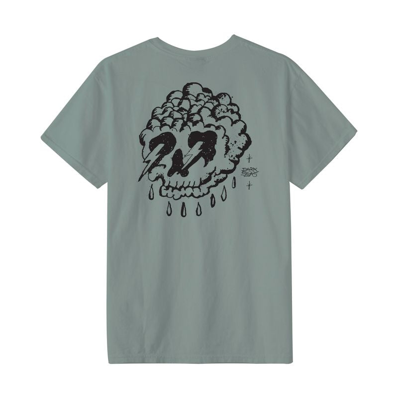 Dark Seas Electric Eyes Pigment Short Sleeve T-Shirt - Shadow