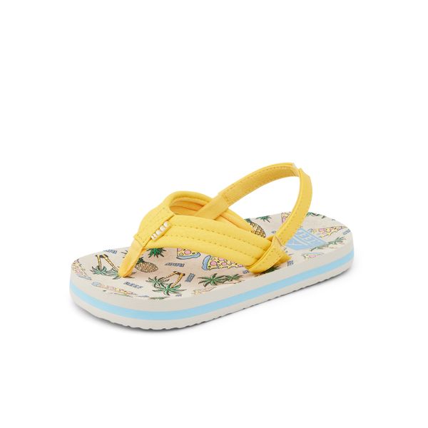Reef Little Kids AHI Sandals - Hawaiian Pizza - ManGo Surfing
