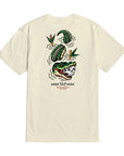 Dark Seas Bite First Premium Short Sleeve T-Shirt - Cream