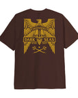 Dark Seas Homeland Heavyweight Short Sleeve T-Shirt - Java Brown