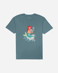 Lost Mens Over The Sea T-Shirt - Dusty Teal - ManGo Surfing