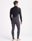 C-Skins Mens NuWave Legend 5/4/3 Back Zip Steamer - Anthracite/Black/Rust