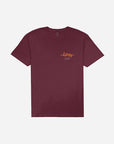 Lost Mens Everything's Fine T-Shirt - Maroon - ManGo Surfing