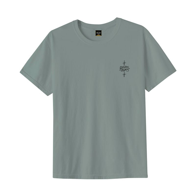 Dark Seas Electric Eyes Pigment Short Sleeve T-Shirt - Shadow