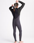 C-Skins Mens NuWave Legend 5/4/3 Back Zip Steamer - Anthracite/Black/Rust