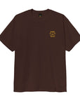 Dark Seas Homeland Heavyweight Short Sleeve T-Shirt - Java Brown
