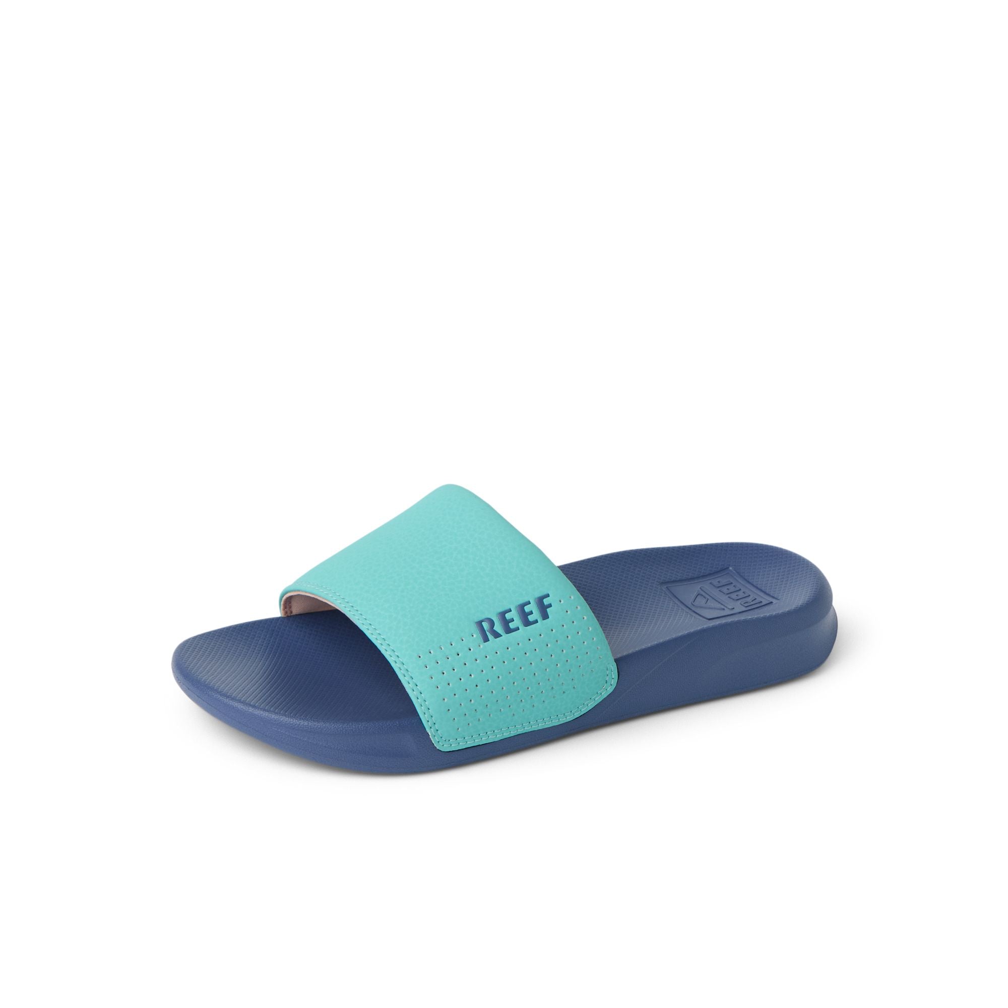 Reef Kids One Slide Sandals - Dusk Aqua - ManGo Surfing