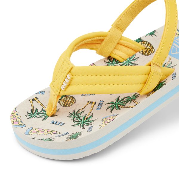Reef Little Kids AHI Sandals - Hawaiian Pizza - ManGo Surfing
