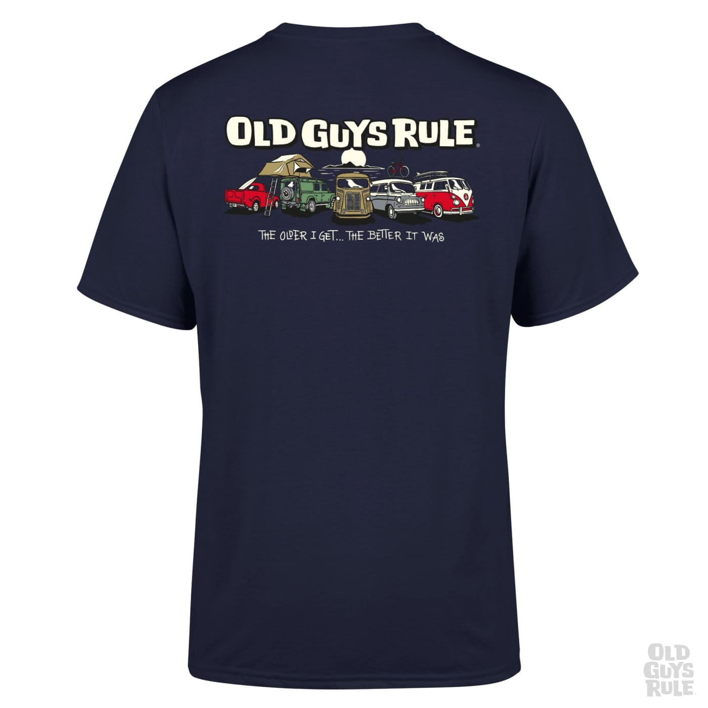 Old Guys Rule &#39;Parking Lot III&#39; T-Shirt - Navy