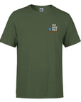 Shed Happens III T-Shirt - Mens Short Sleeve Tee - Military Green - ManGo Surfing