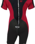 TWF Kids XT3 3/2 BZ Shortie Wetsuit - Crimson/Asphalt