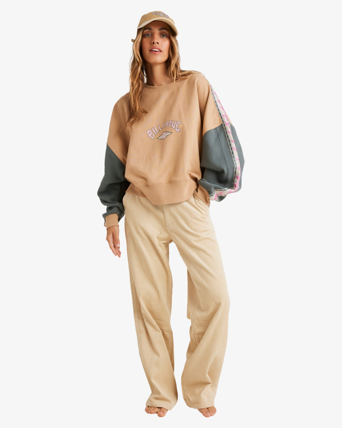 Billabong Womens Since 73 The Way Back Sweatshirt - Multicoloured - ManGo Surfing