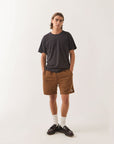 Brixton Everyday Corduroy Shorts - Tobacco Brown