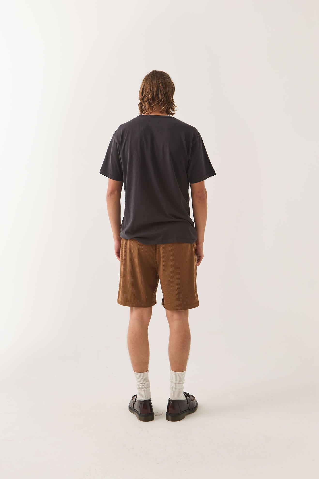 Brixton Everyday Corduroy Shorts - Tobacco Brown
